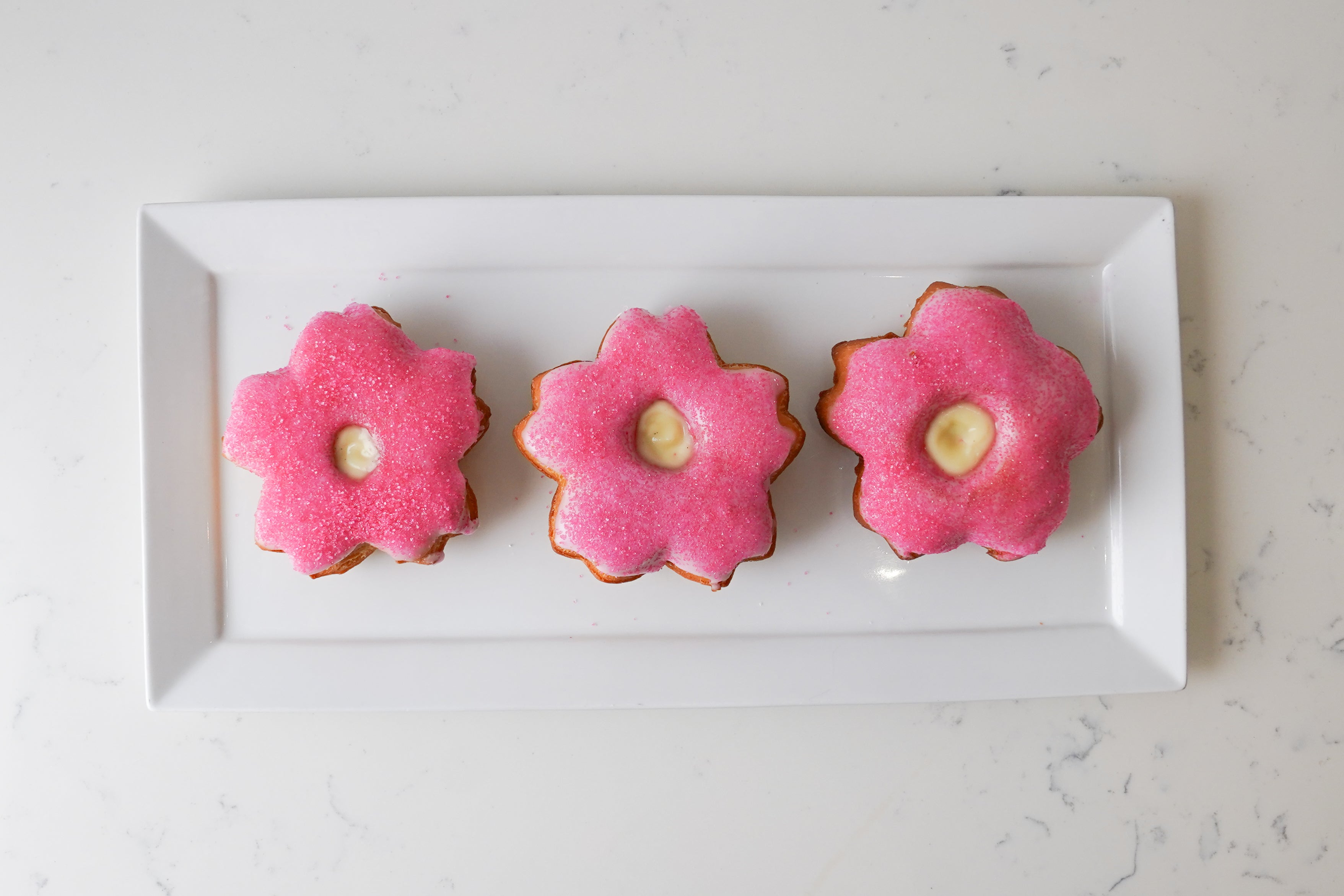 Cherry Blossom Donut Dog Tag