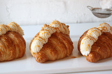 Peaches & Creme Stuffed Croissant