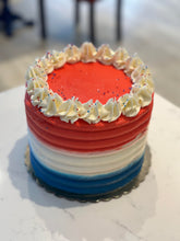 Red White And Blue Cake