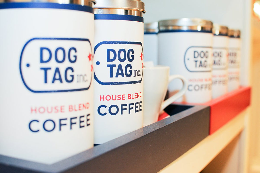 Dog Tag Coffee Tin