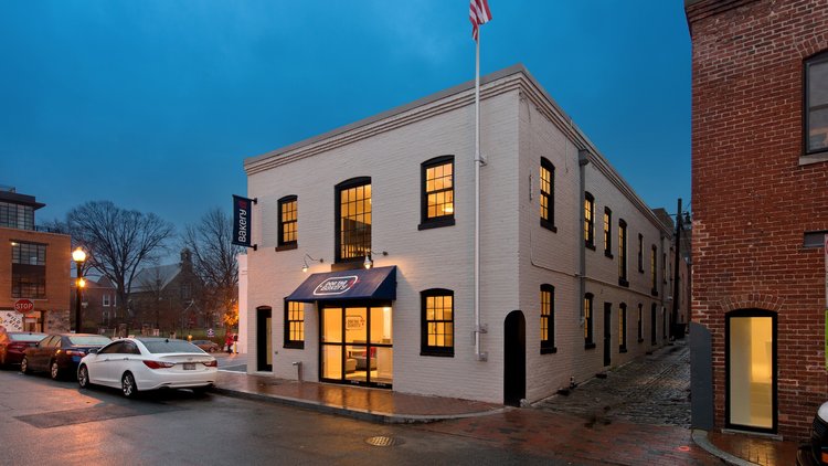 Dog Tag storefront evening