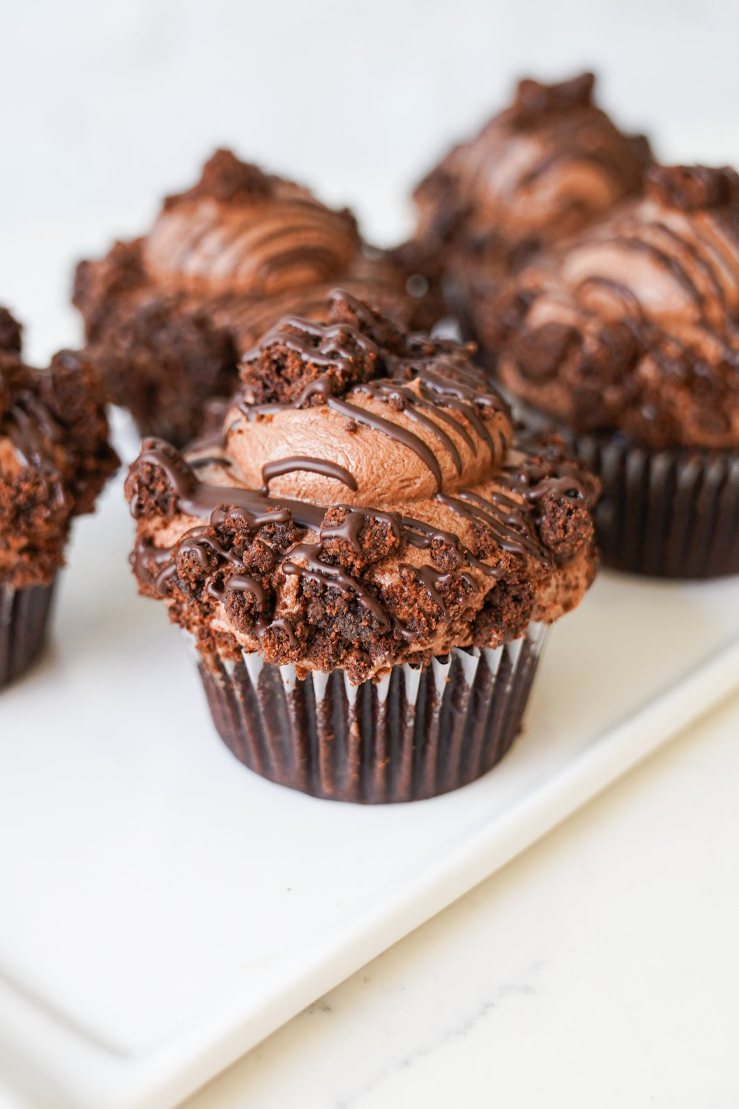 Chocolate Mocha Crunch Cupcake