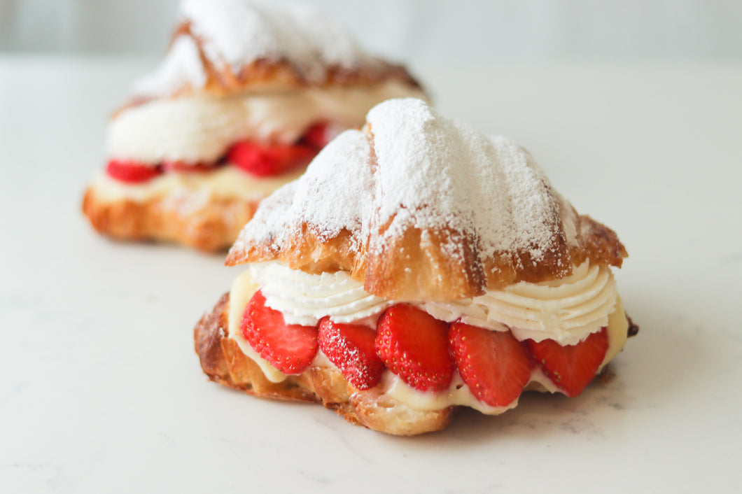 Strawberries & Cream Croissant